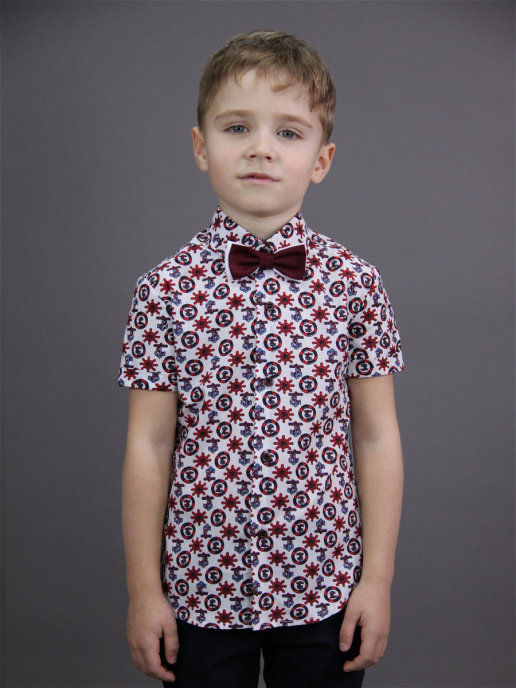 Рубашка "Katasonov" с регулируемым галстуком-бабочкой