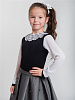 картинка Блузка трикотажная с кружевом для девочки ТМ &quot;Katasonov&quot; от магазина Katasonov